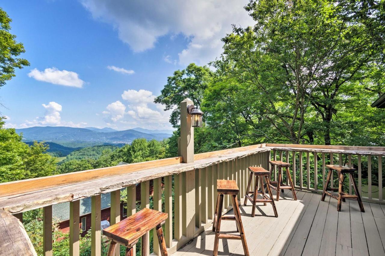 Cabin With Hot Tub And Mountain Views Less Than 5 Mi To Boone Villa Blowing Rock Exterior photo